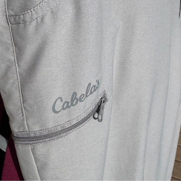 Cabela's  PERFORMANCE Light Gray pants WOMENS,SIZE18,NO FLY ZONE,INSECT DEFENSE - Picture 11 of 11